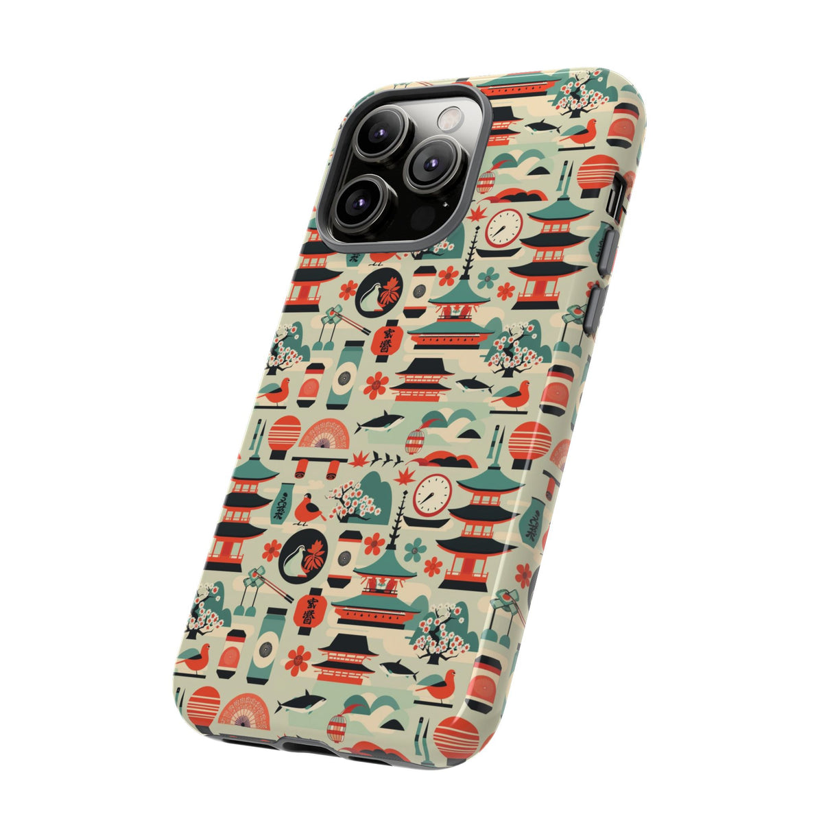 Japanese Pattern Phone Case – Elegant & Timeless Design for Your Phone 105