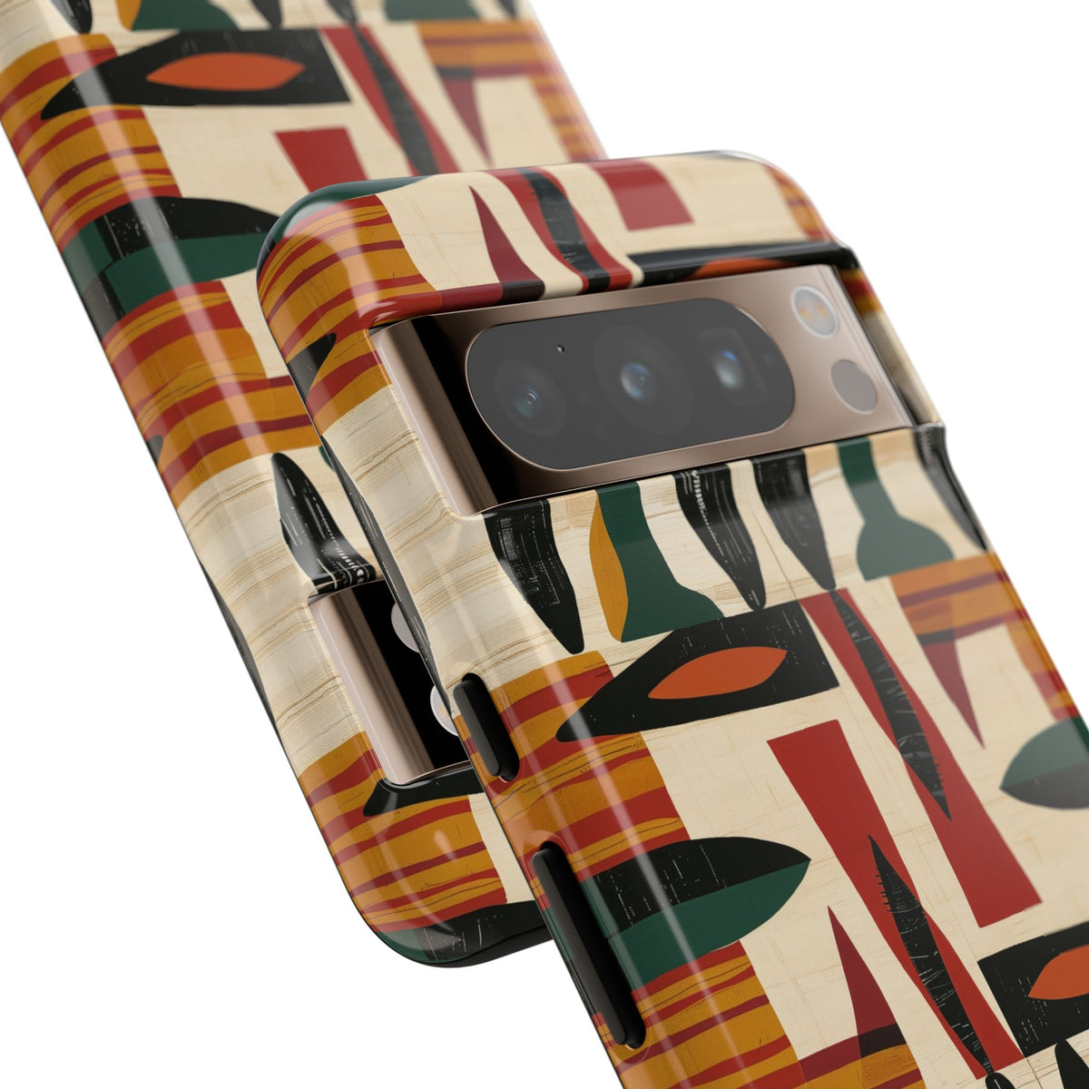 Stylish African Pattern Phone Case – Unique and Vibrant Protection 196