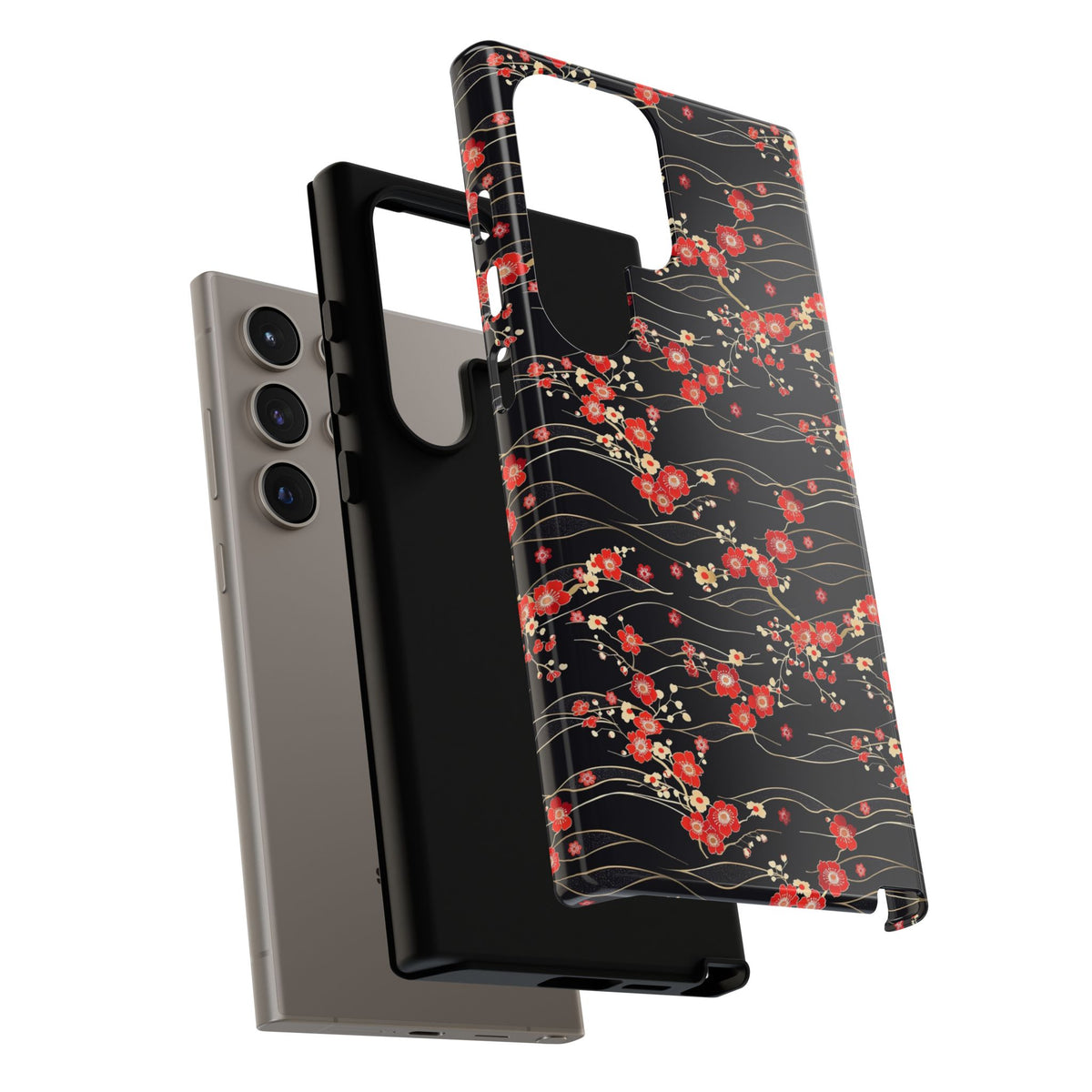 Japanese Pattern Phone Case – Elegant & Timeless Design for Your Phone 041