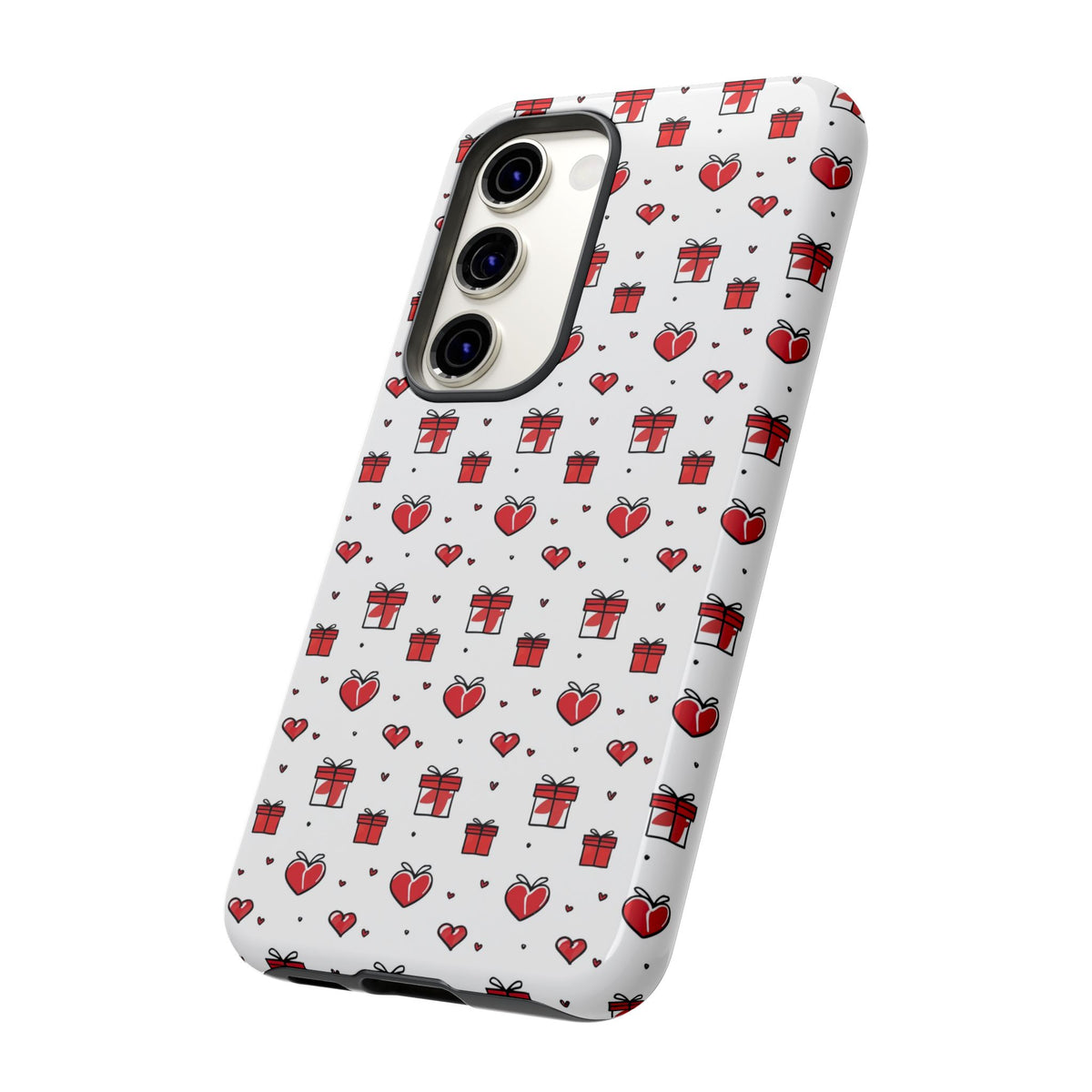 Heart Pattern Phone Case – Stylish & Loving Design for Your Device 234