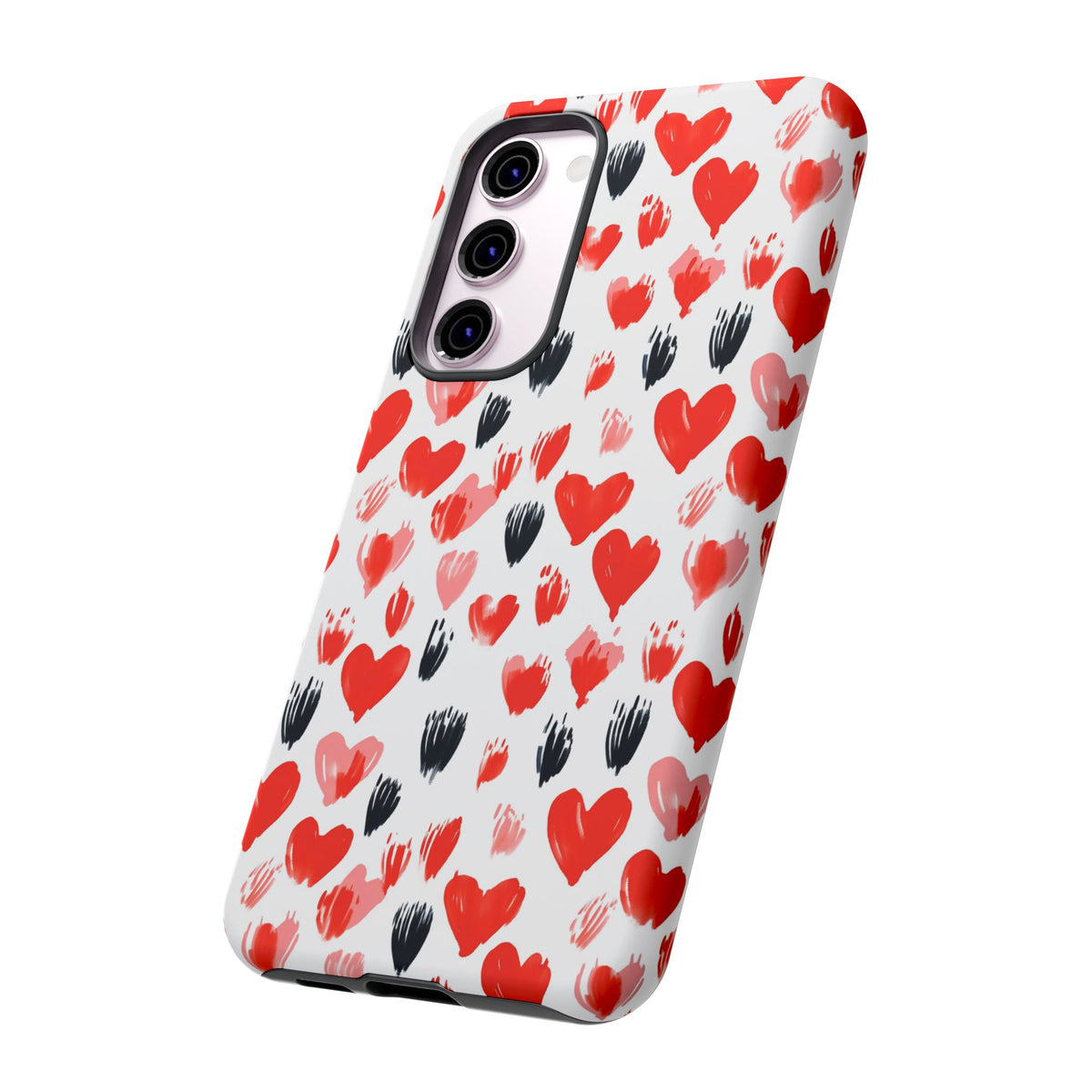 Heart Pattern Phone Case – Stylish & Loving Design for Your Device 366