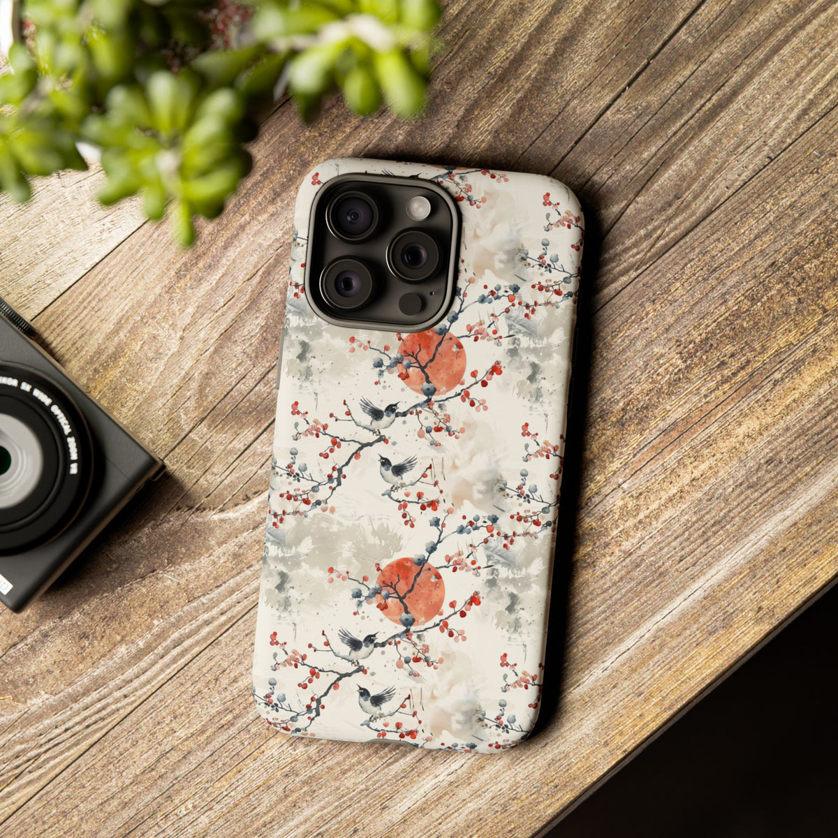 Japanese Pattern Phone Case – Elegant & Timeless Design for Your Phone 136