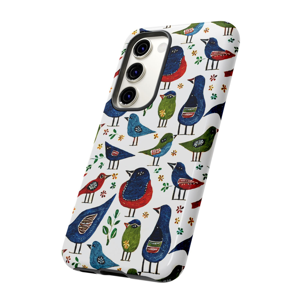 Birds Seamless Pattern Phone Case – Elegant and Timeless Avian Design 12