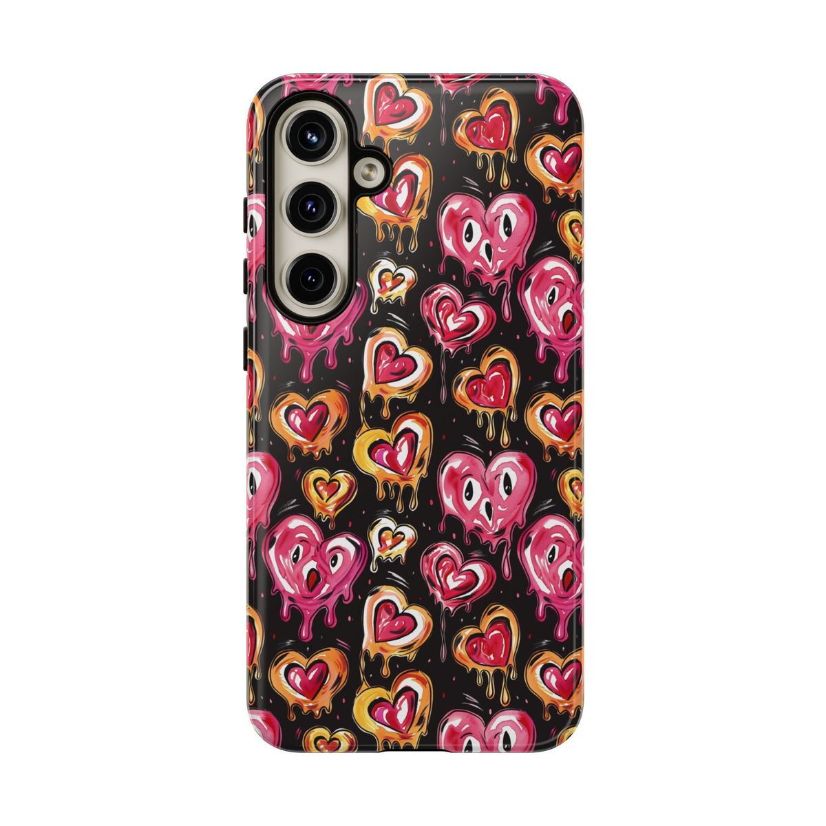 Heart Pattern Phone Case – Stylish & Loving Design for Your Device 361