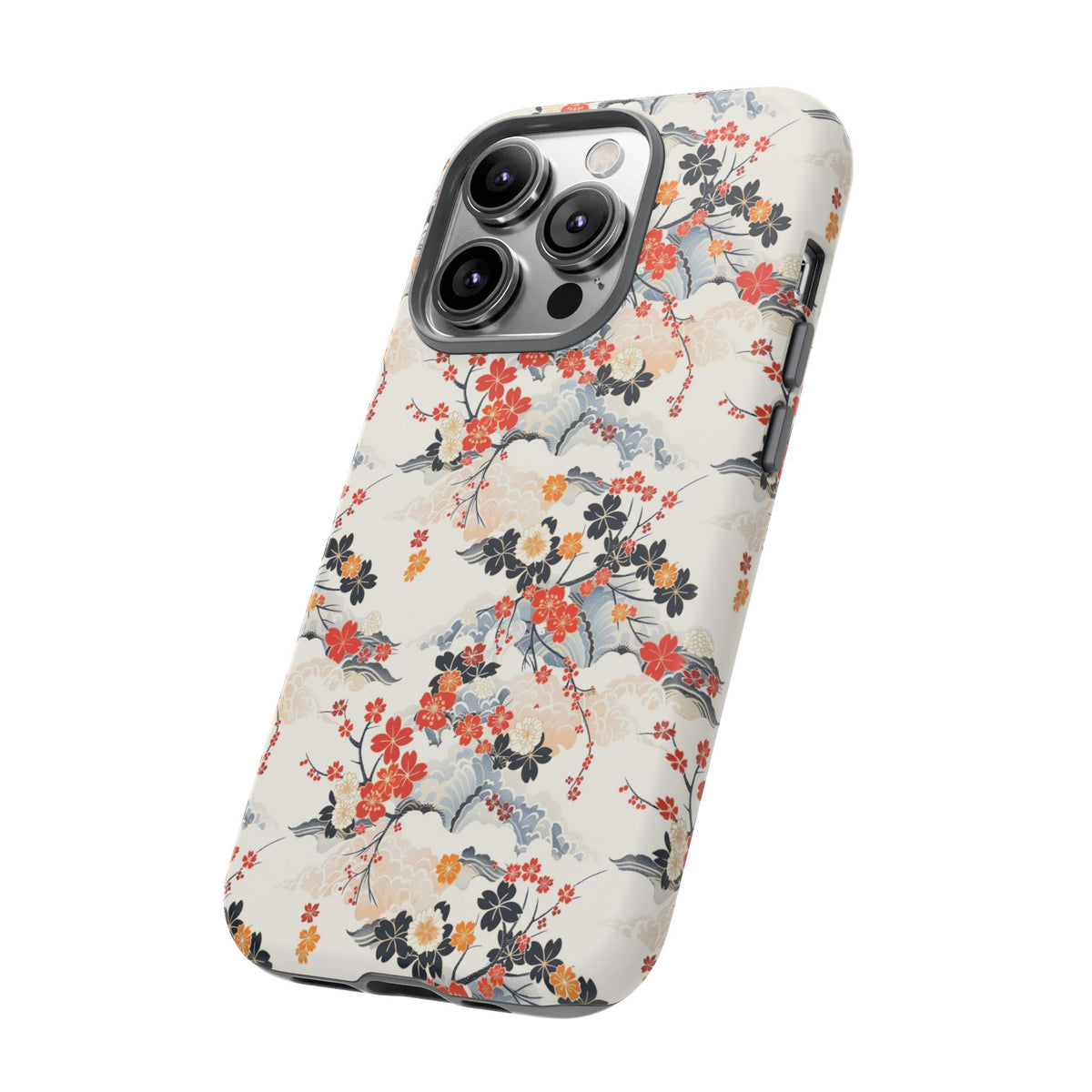 Japanese Pattern Phone Case – Elegant & Timeless Design for Your Phone 302