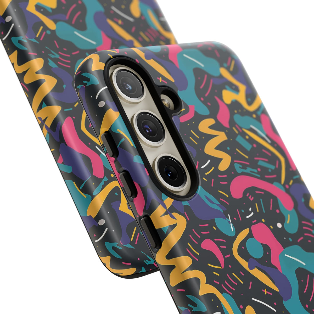 90s Themed Seamless Pattern Phone Case – Embrace Retro Style and Protection 235