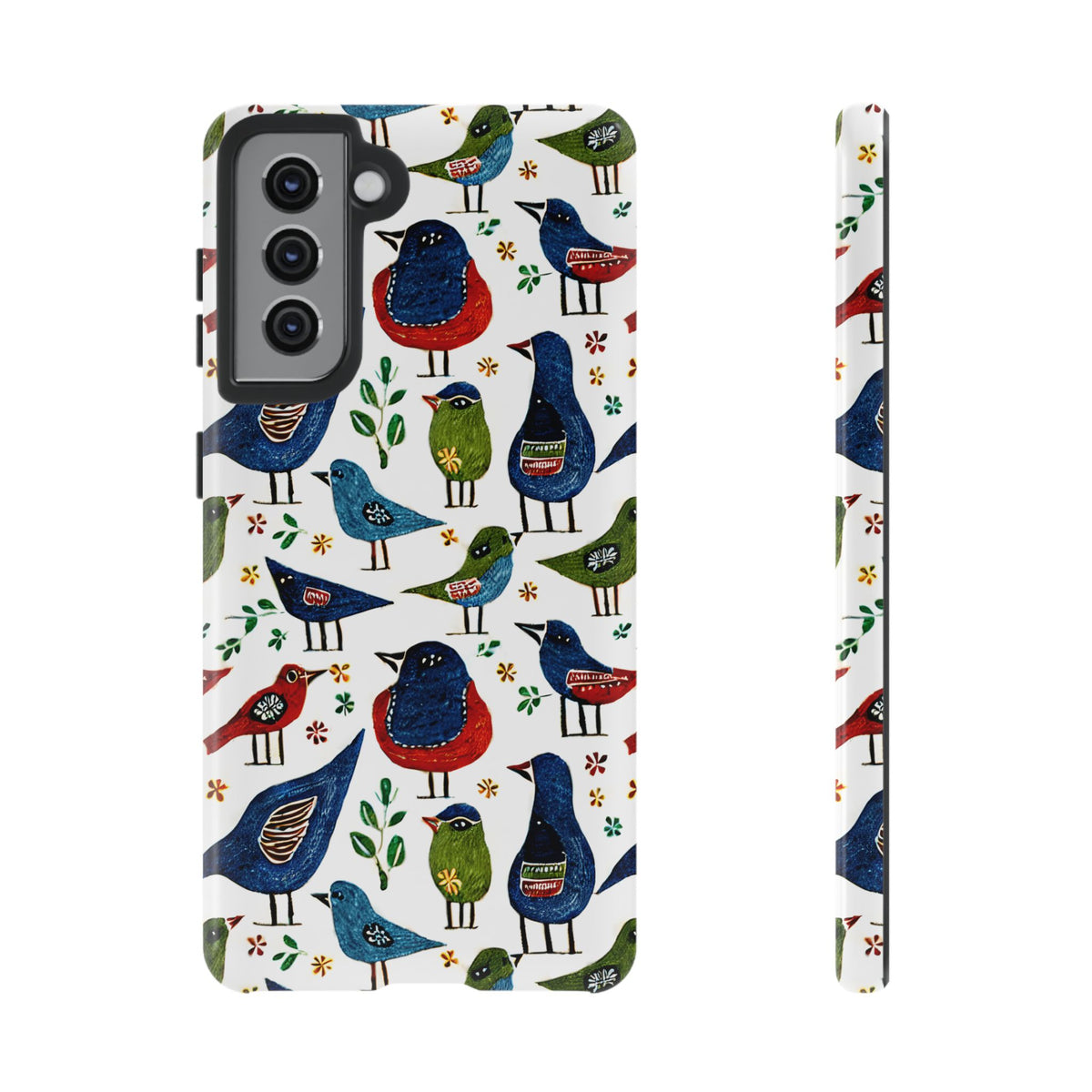 Birds Seamless Pattern Phone Case – Elegant and Timeless Avian Design 12