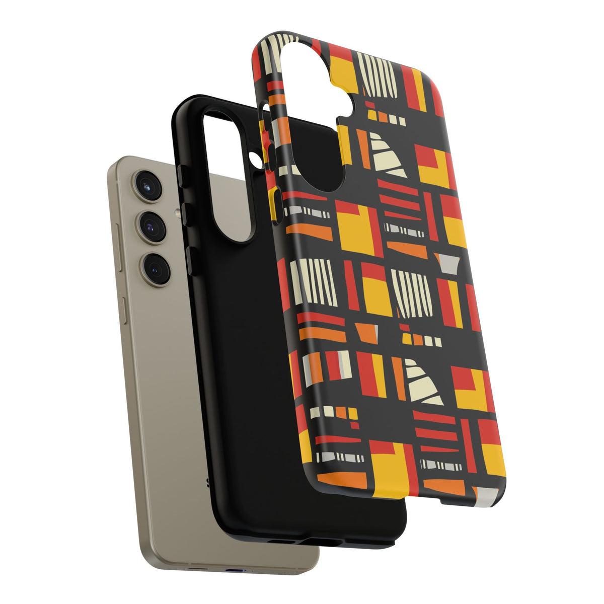 Stylish African Pattern Phone Case – Unique and Vibrant Protection 099