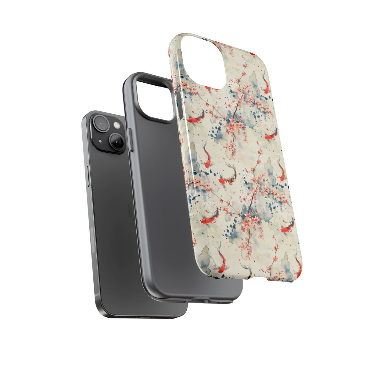 Japanese Pattern Phone Case – Elegant & Timeless Design for Your Phone 073