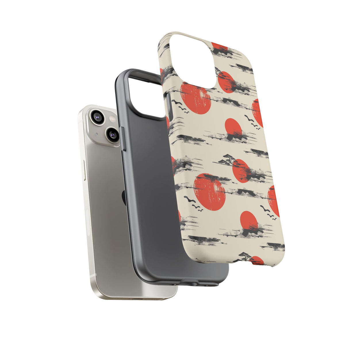 Japanese Pattern Phone Case – Elegant & Timeless Design for Your Phone 077