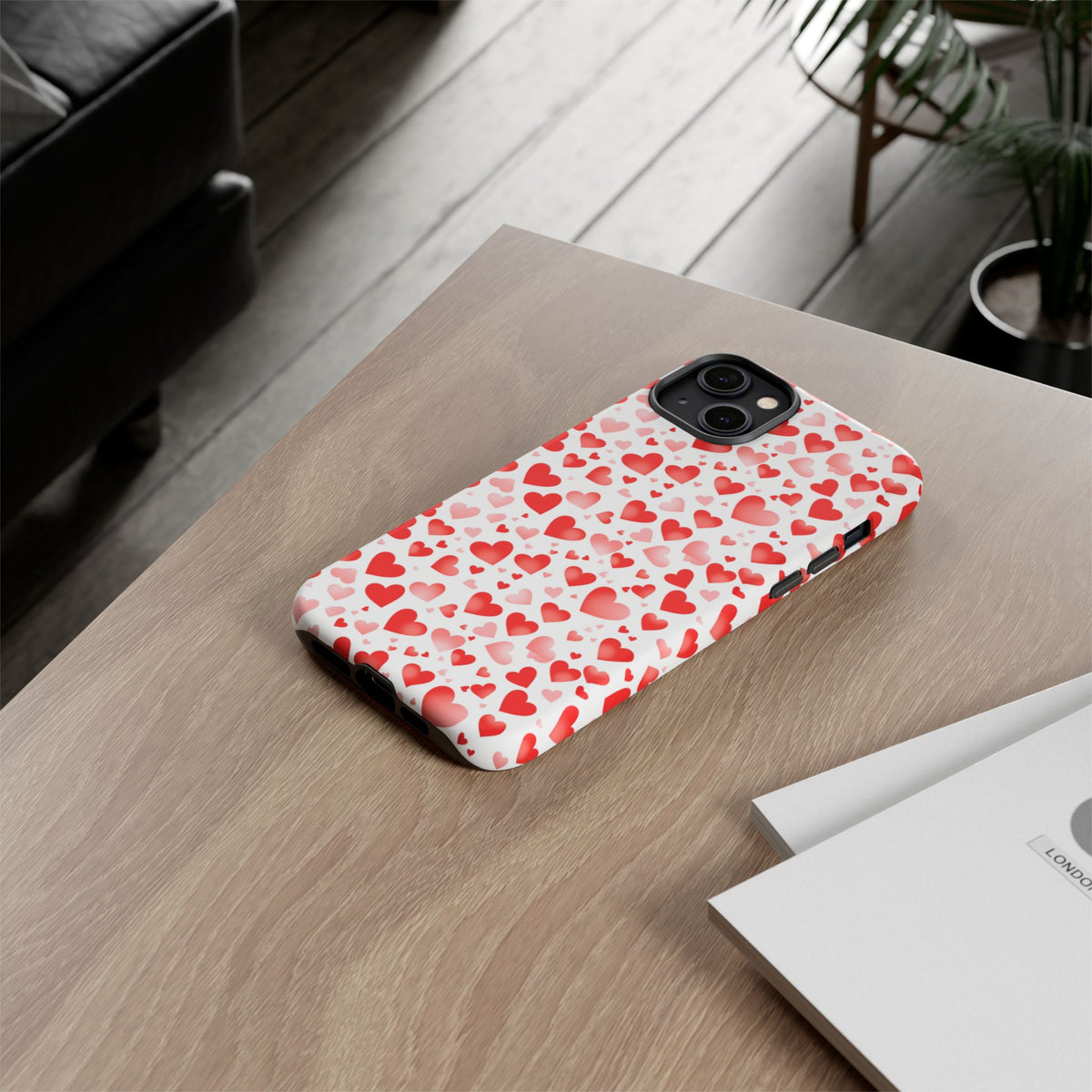 Heart Pattern Phone Case – Stylish & Loving Design for Your Device 231