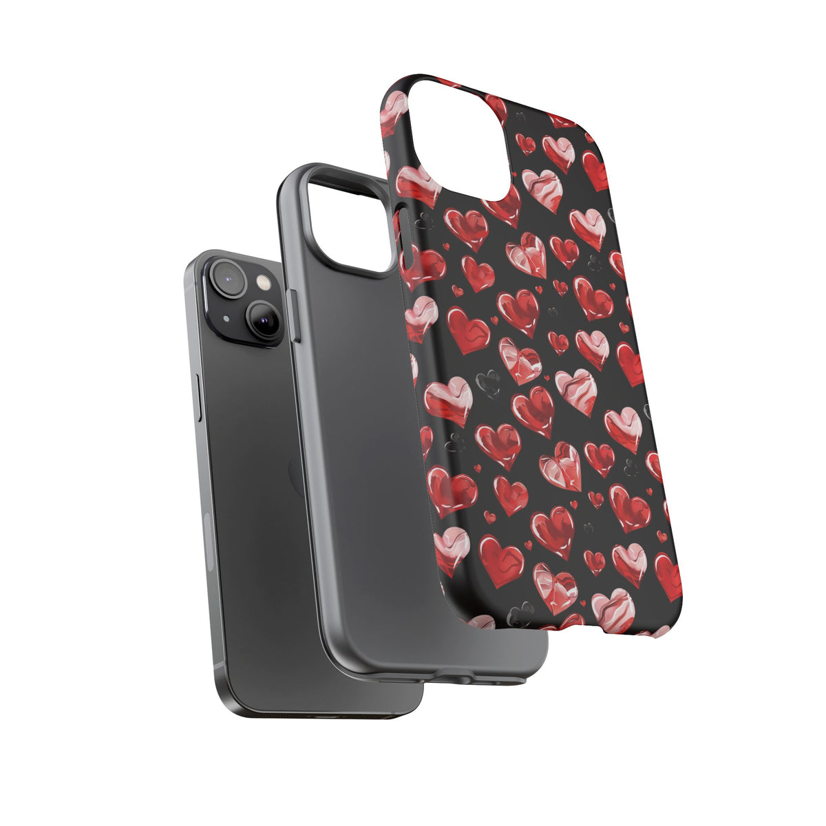 Heart Pattern Phone Case – Stylish & Loving Design for Your Device 365