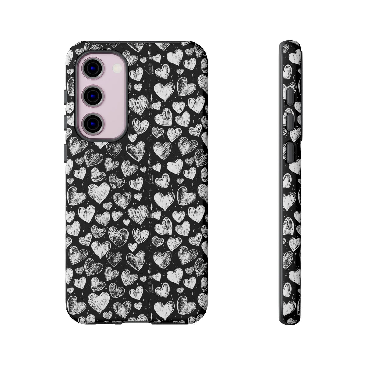 Heart Pattern Phone Case – Stylish & Loving Design for Your Device 815