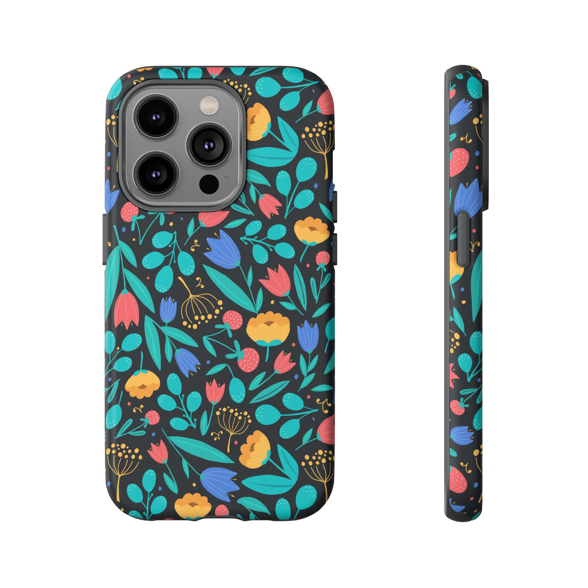 Colorful Little Flower Design Phone Case – Bright and Cheerful Floral Phone Cover