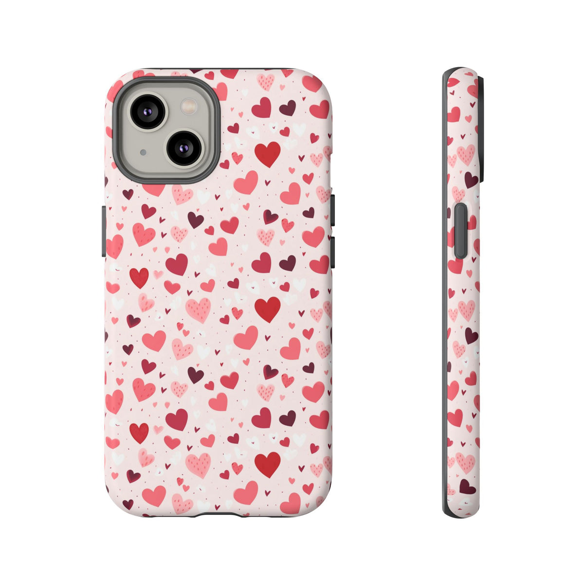 Heart Pattern Phone Case – Stylish & Loving Design for Your Device 817