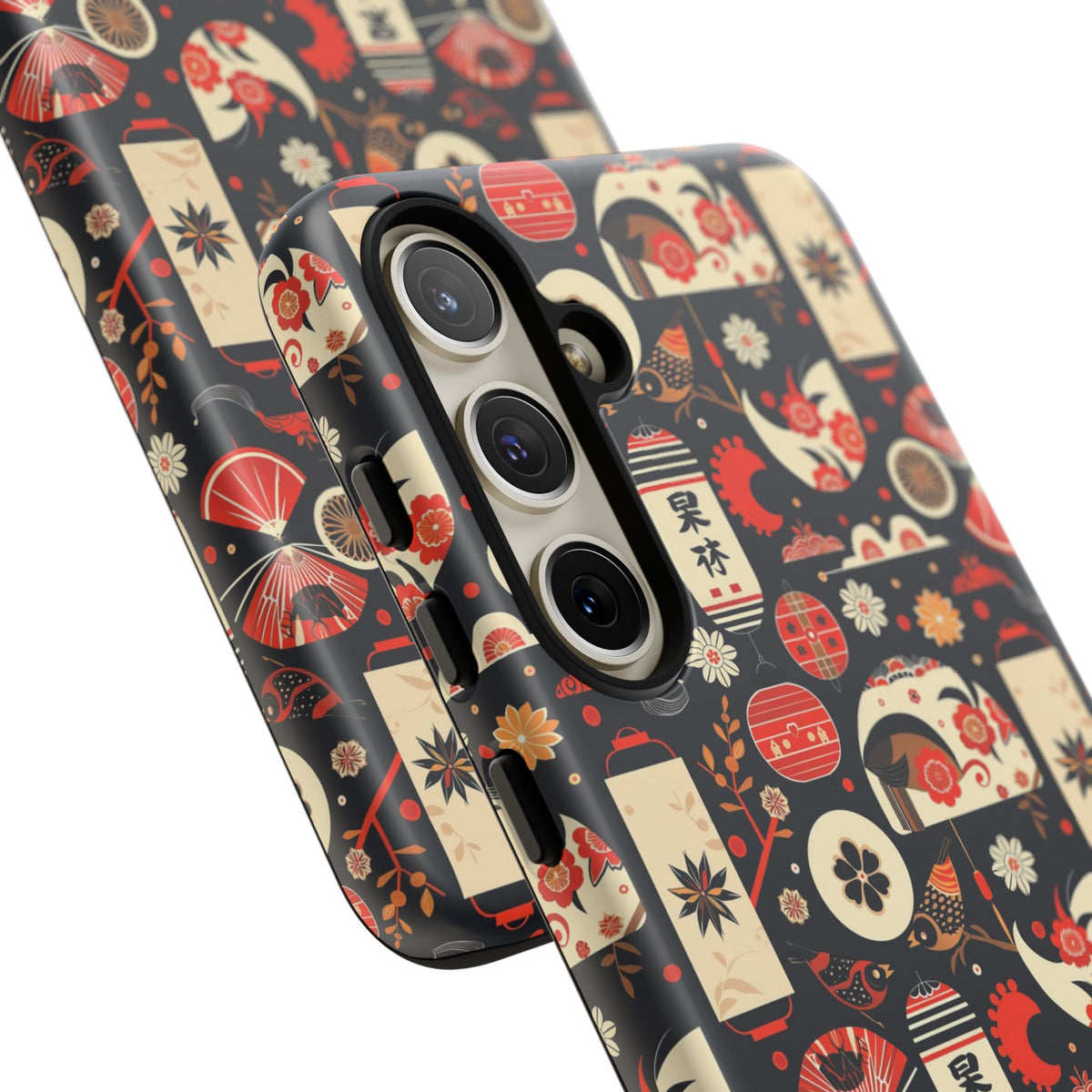 Japanese Pattern Phone Case – Elegant & Timeless Design for Your Phone 069