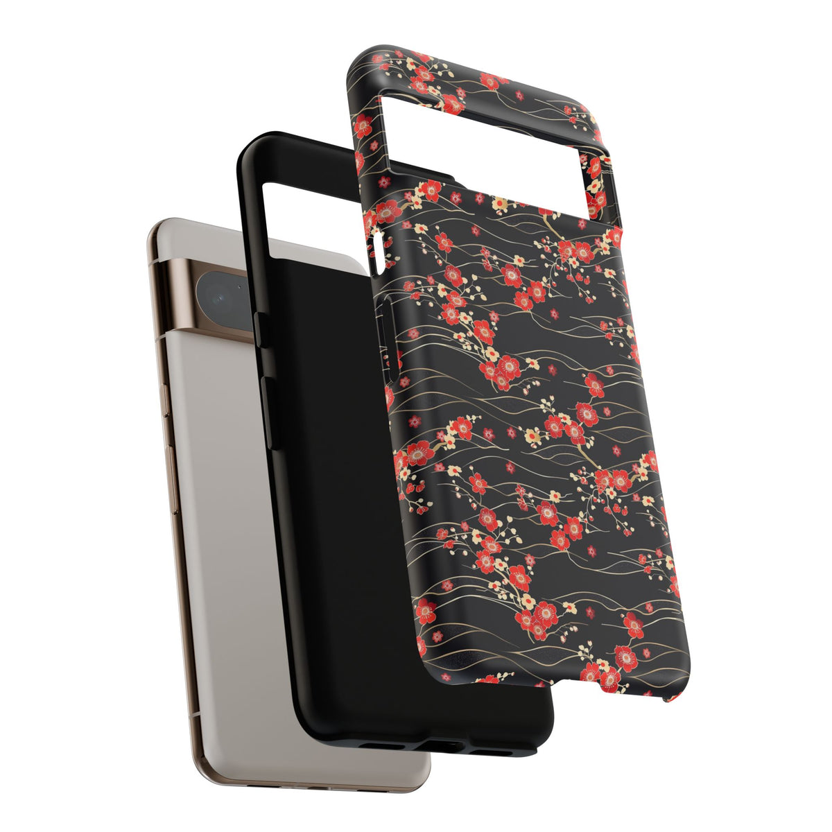 Japanese Pattern Phone Case – Elegant & Timeless Design for Your Phone 041