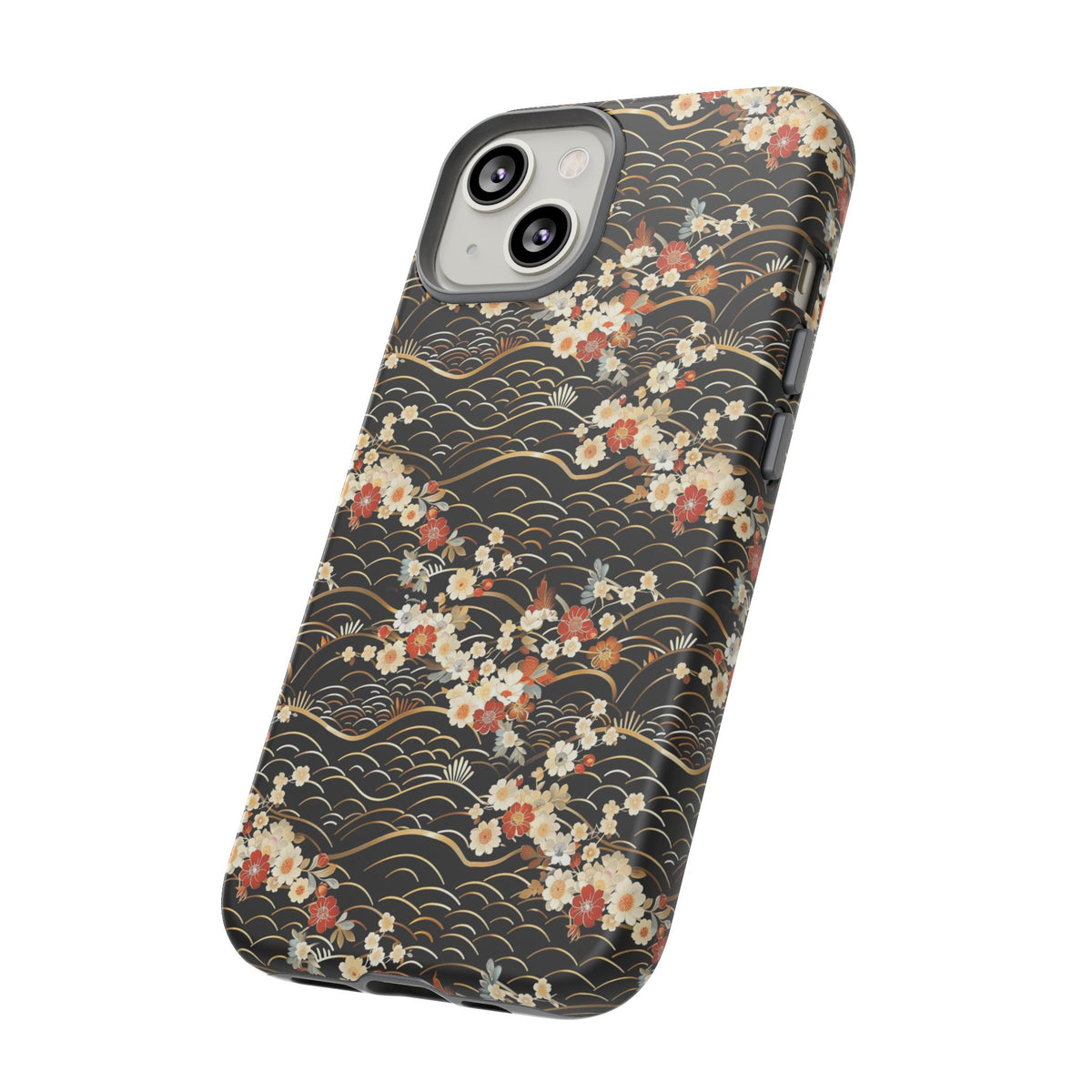 Japanese Pattern Phone Case – Elegant & Timeless Design for Your Phone 097