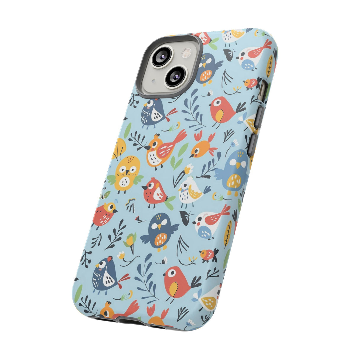 Birds Seamless Pattern Phone Case – Elegant and Timeless Avian Design 7