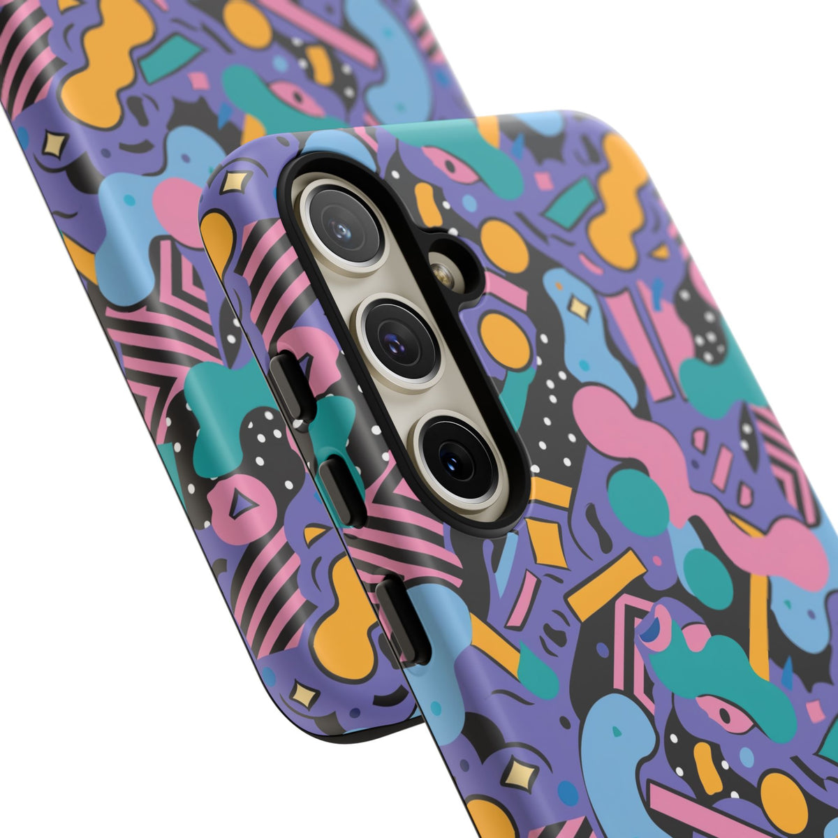 90s Themed Seamless Pattern Phone Case – Embrace Retro Style and Protection 234