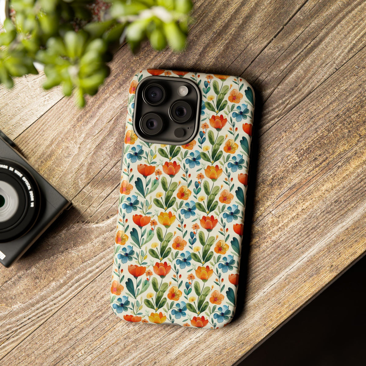 Spring Pattern Phone Case – Fresh & Vibrant Design for Your Phone 398