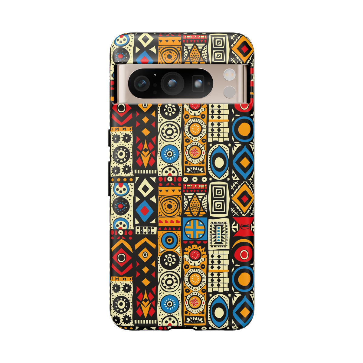 Stylish African Pattern Phone Case – Unique and Vibrant Protection 206