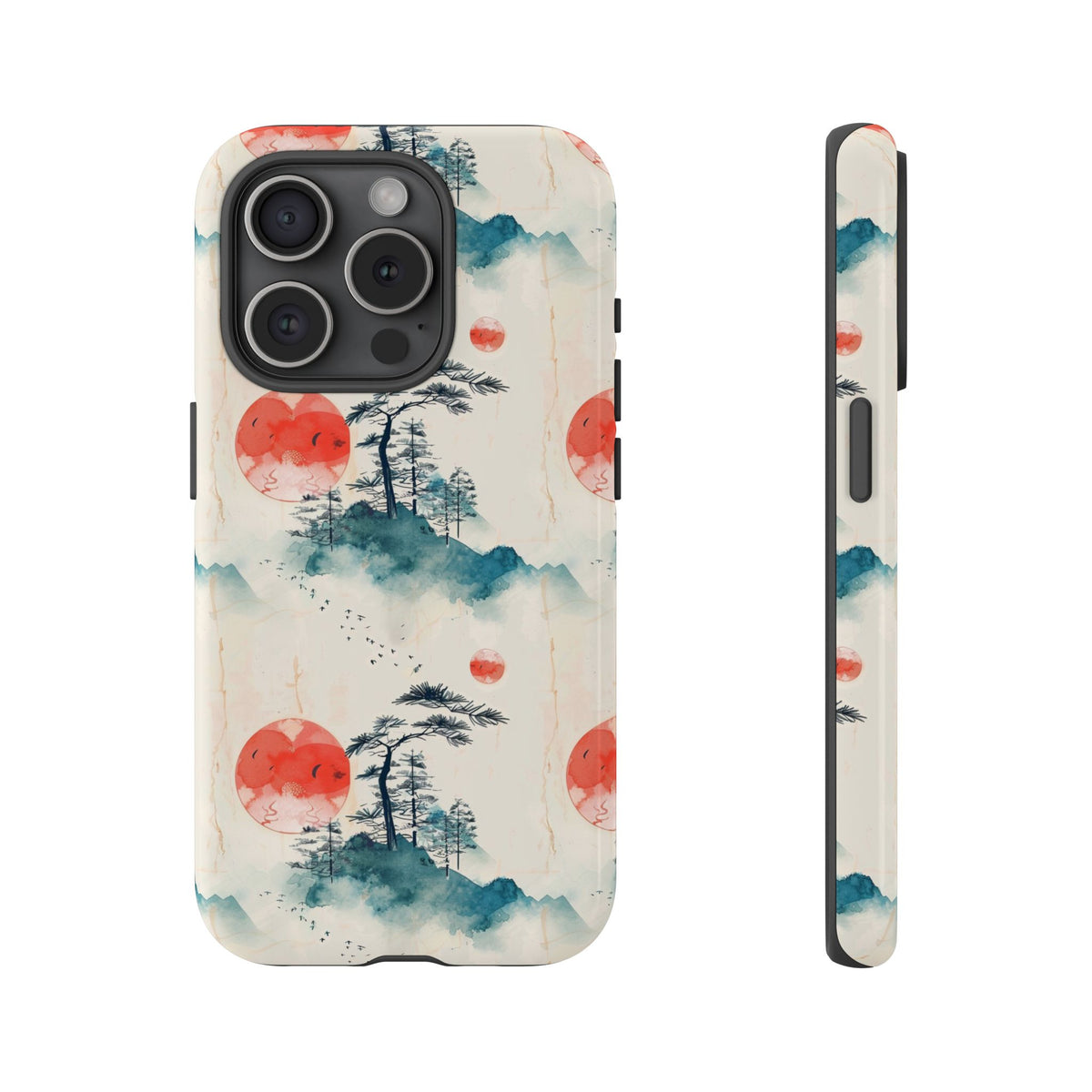 Japanese Pattern Phone Case – Elegant & Timeless Design for Your Phone 055