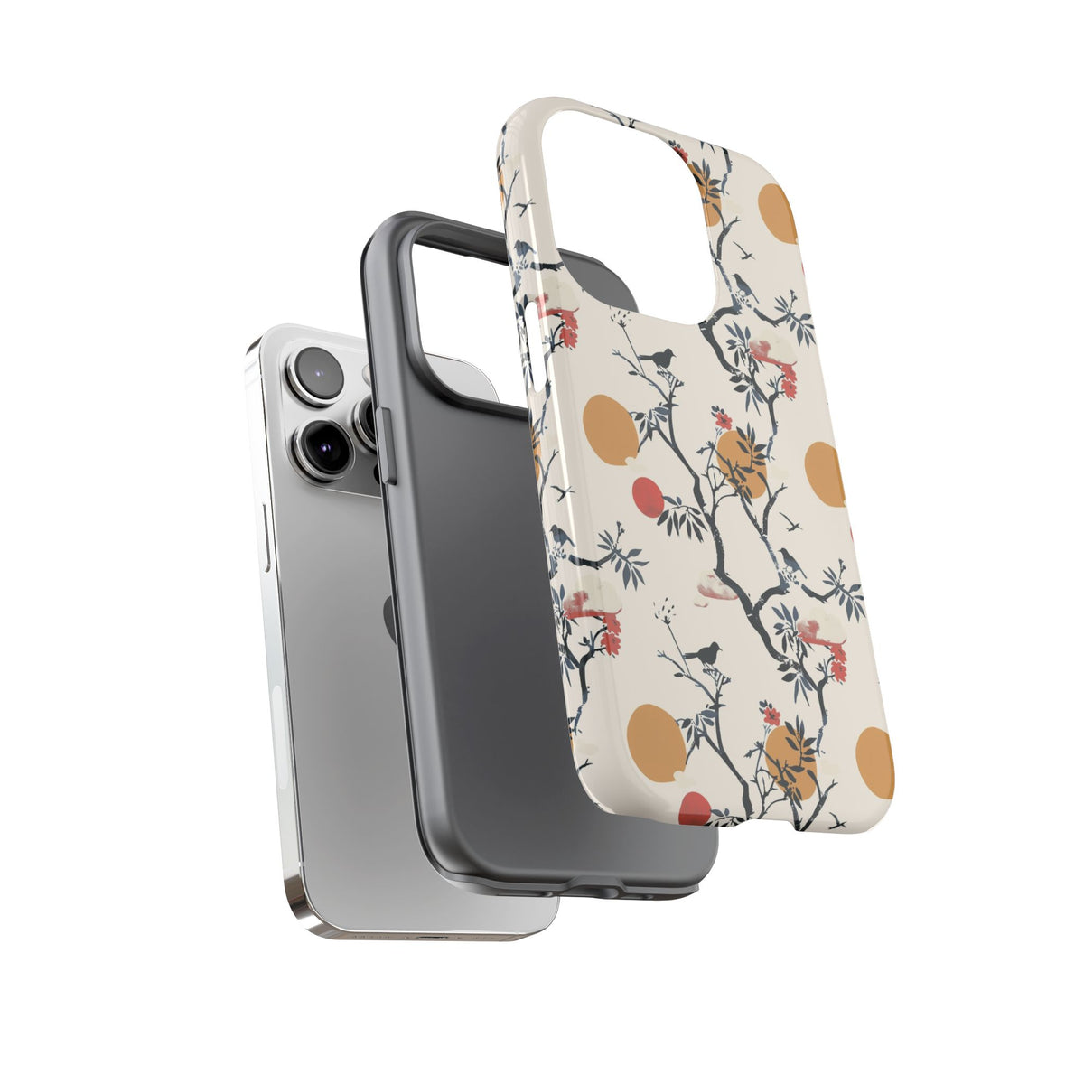 Japanese Pattern Phone Case – Elegant & Timeless Design for Your Phone 054