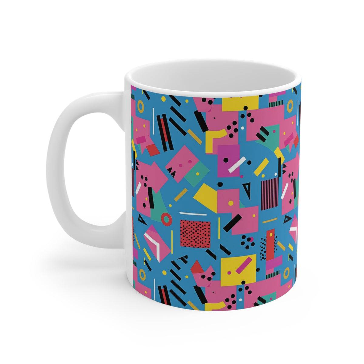 90s Retro Coffee Mug - Full Wrap Design 519