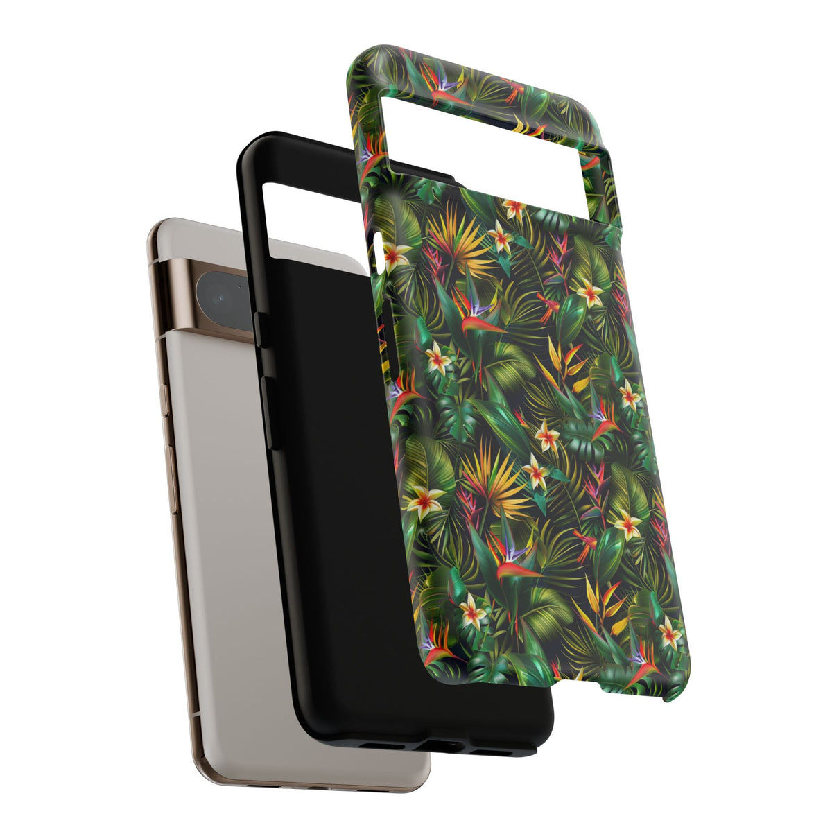 Jungle Pattern Phone Case – Exotic & Lush Design for Your Phone 348