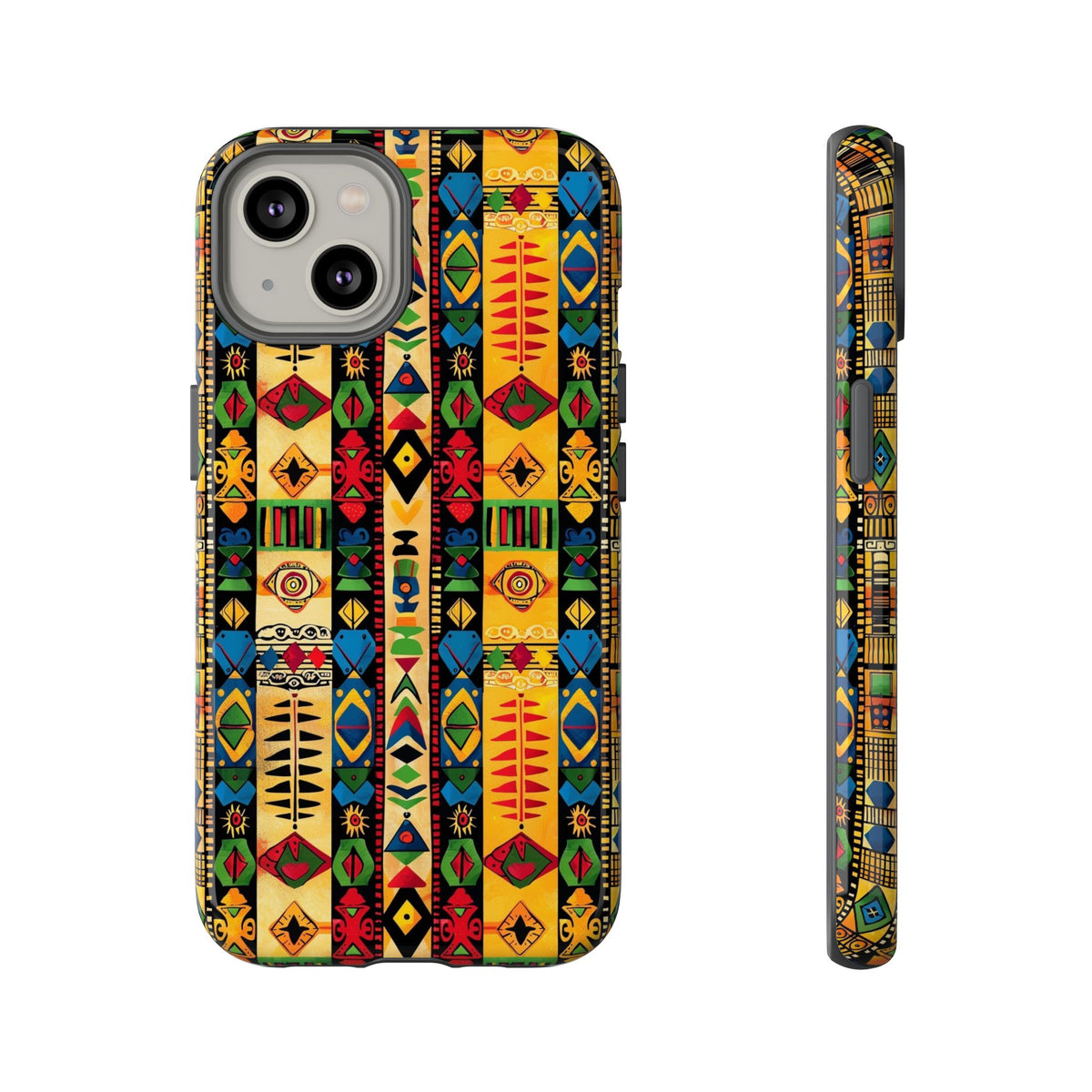 Stylish African Pattern Phone Case – Unique and Vibrant Protection 163