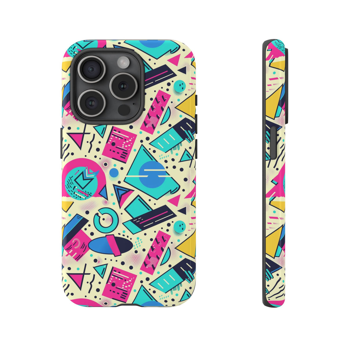 Retro 80s Seamless Phone Case – Vintage Style Meets Modern Protection 087