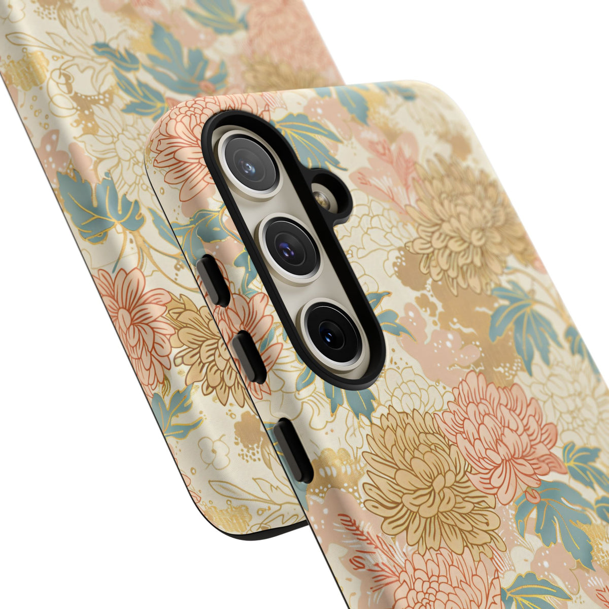 Japanese Blossom Asian Floral Design Phone Case – Elegant Floral Phone Cover