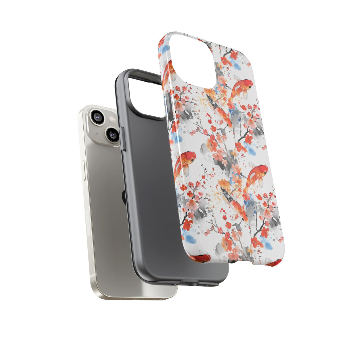 Japanese Pattern Phone Case – Elegant & Timeless Design for Your Phone 035