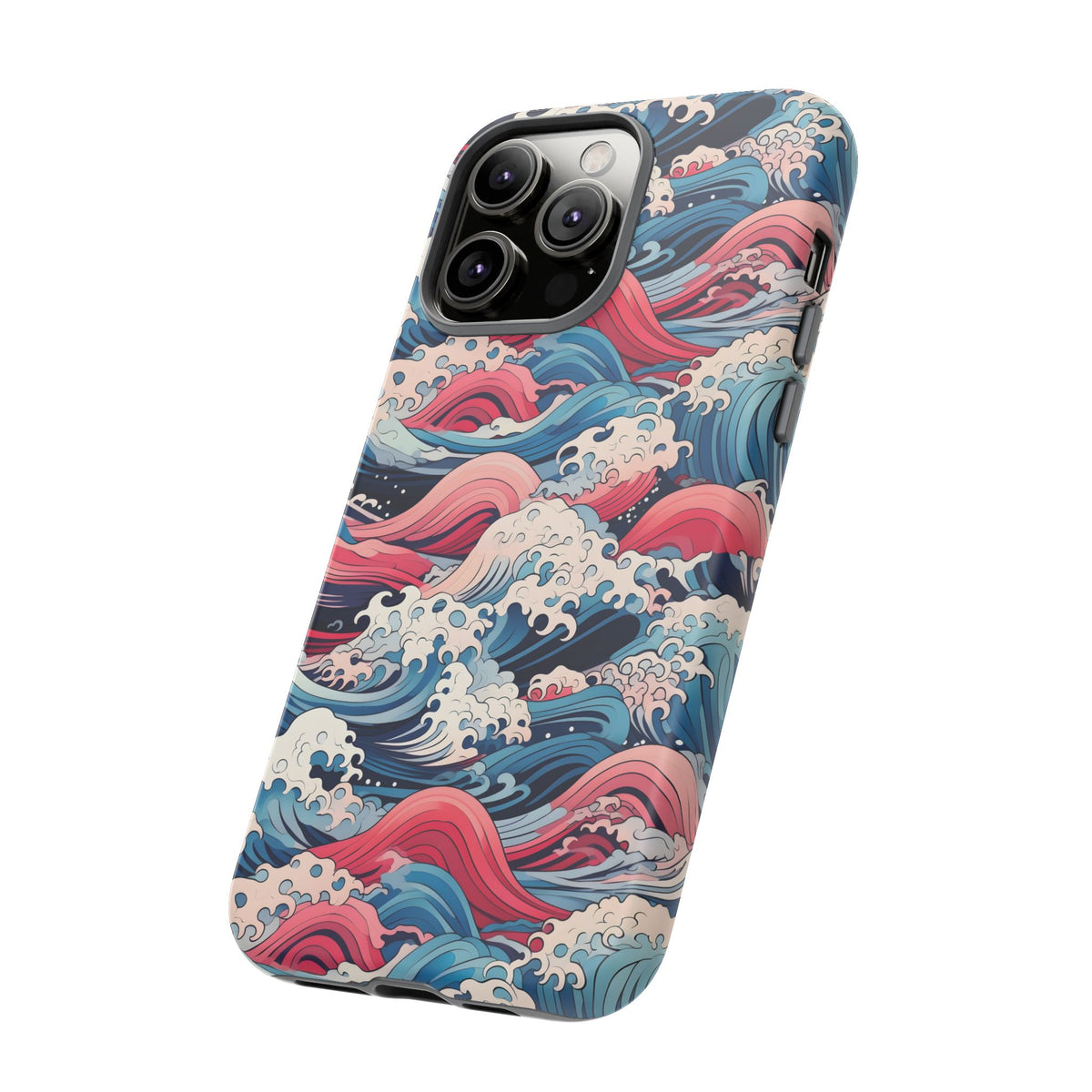 Japanese Waves Phone Case – Embrace Timeless Elegance with Classic Design 3