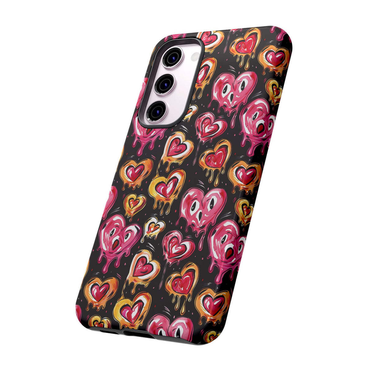 Heart Pattern Phone Case – Stylish & Loving Design for Your Device 361