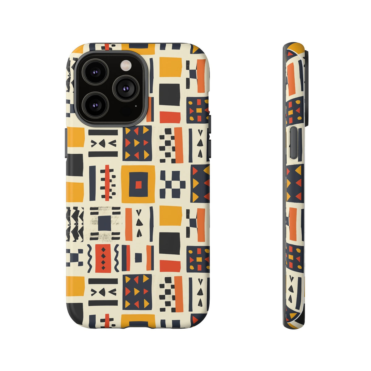 Stylish African Pattern Phone Case – Unique and Vibrant Protection 104