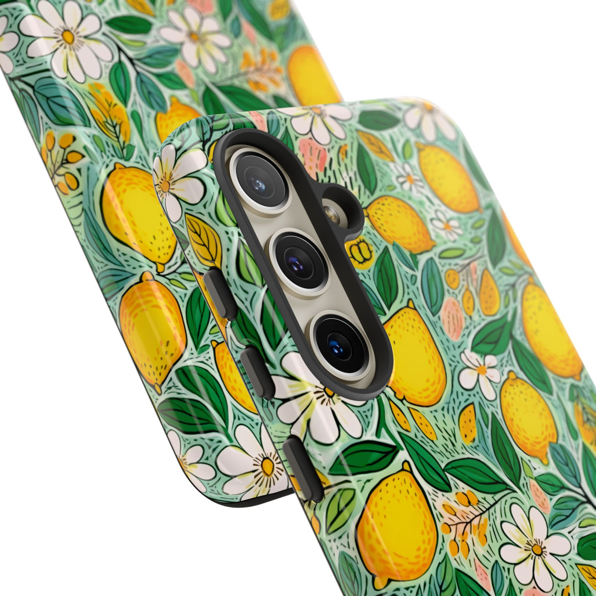 Cute Summer Lemons Phone Case – Refreshing Citrus Design for Your Phone 3