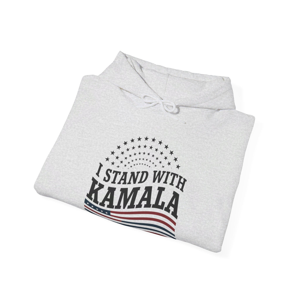 I Stand With Kamala Unisex Hooded Sweatshirt