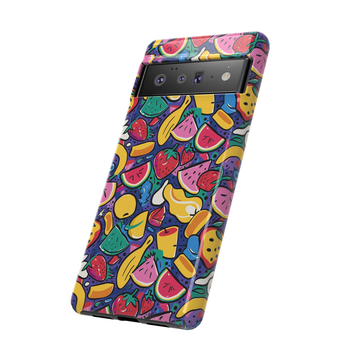 90s Themed Seamless Pattern Phone Case – Embrace Retro Style and Protection 316