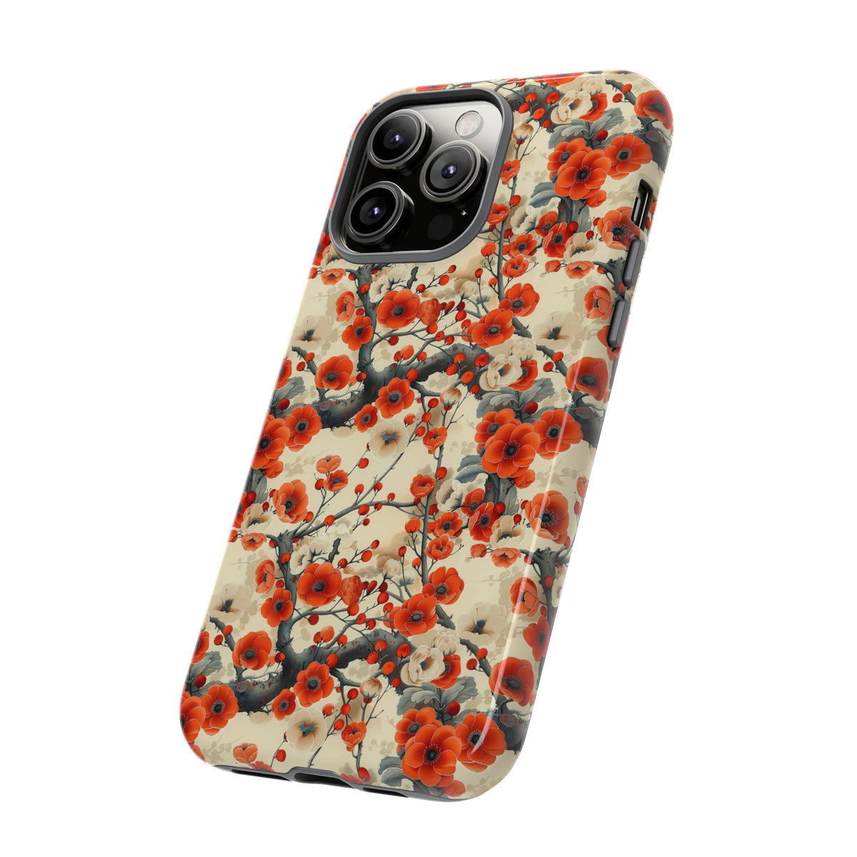 Japanese Pattern Phone Case – Elegant & Timeless Design for Your Phone 084