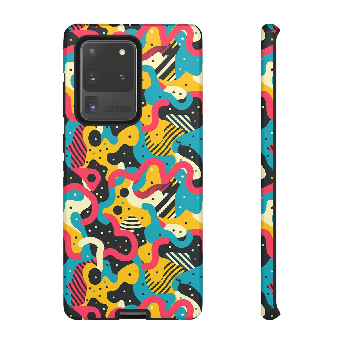 90s Themed Seamless Pattern Phone Case – Embrace Retro Style and Protection 238