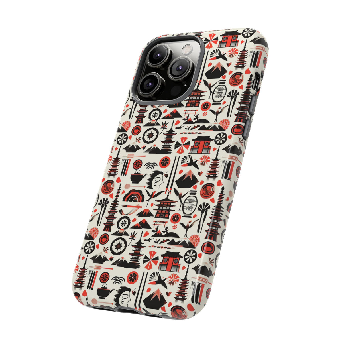 Japanese Pattern Phone Case – Elegant & Timeless Design for Your Phone 006