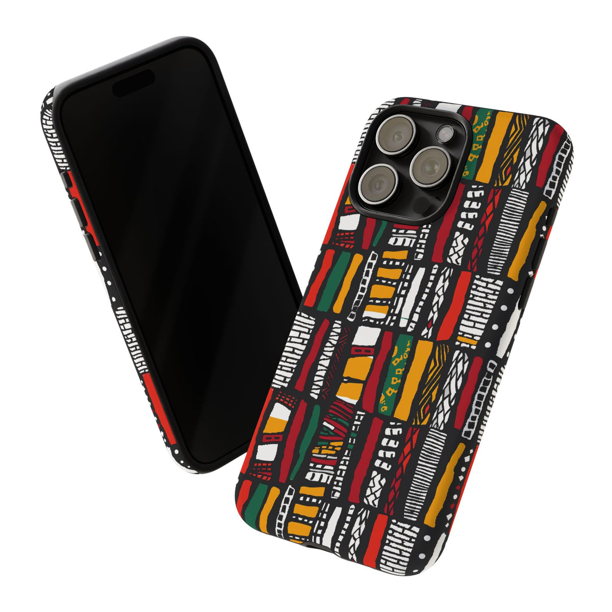 Stylish African Pattern Phone Case – Unique and Vibrant Protection 212