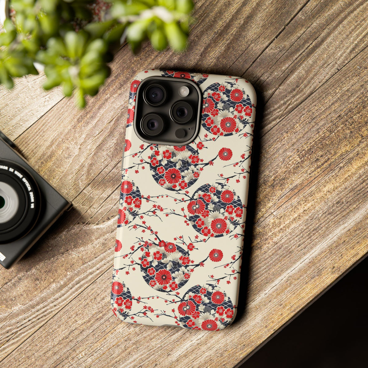 Japanese Pattern Phone Case – Elegant & Timeless Design for Your Phone 138