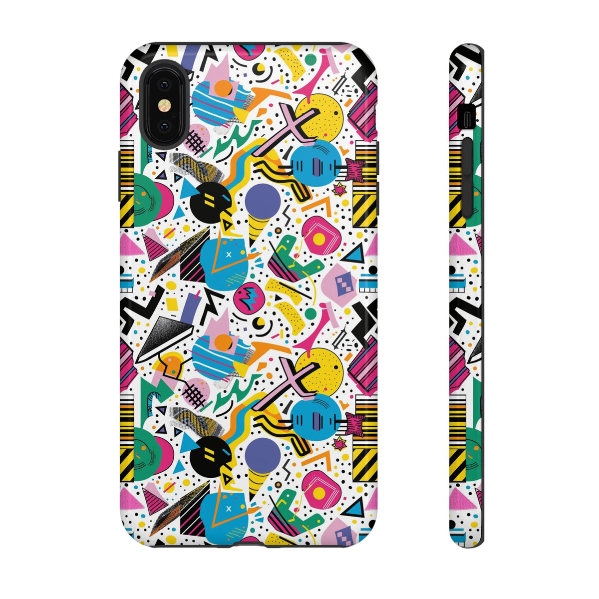 90s Themed Seamless Pattern Phone Case – Embrace Retro Style and Protection 225