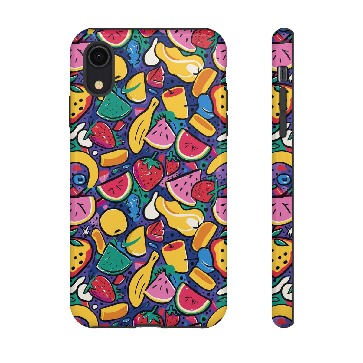 90s Themed Seamless Pattern Phone Case – Embrace Retro Style and Protection 316