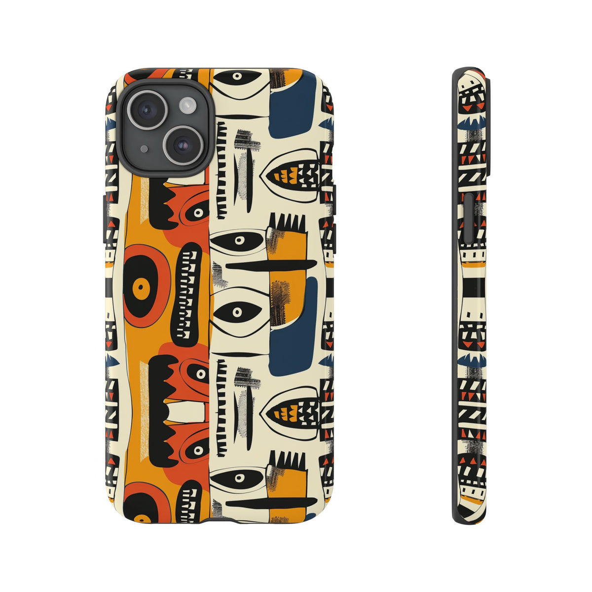 Stylish African Pattern Phone Case – Unique and Vibrant Protection 204