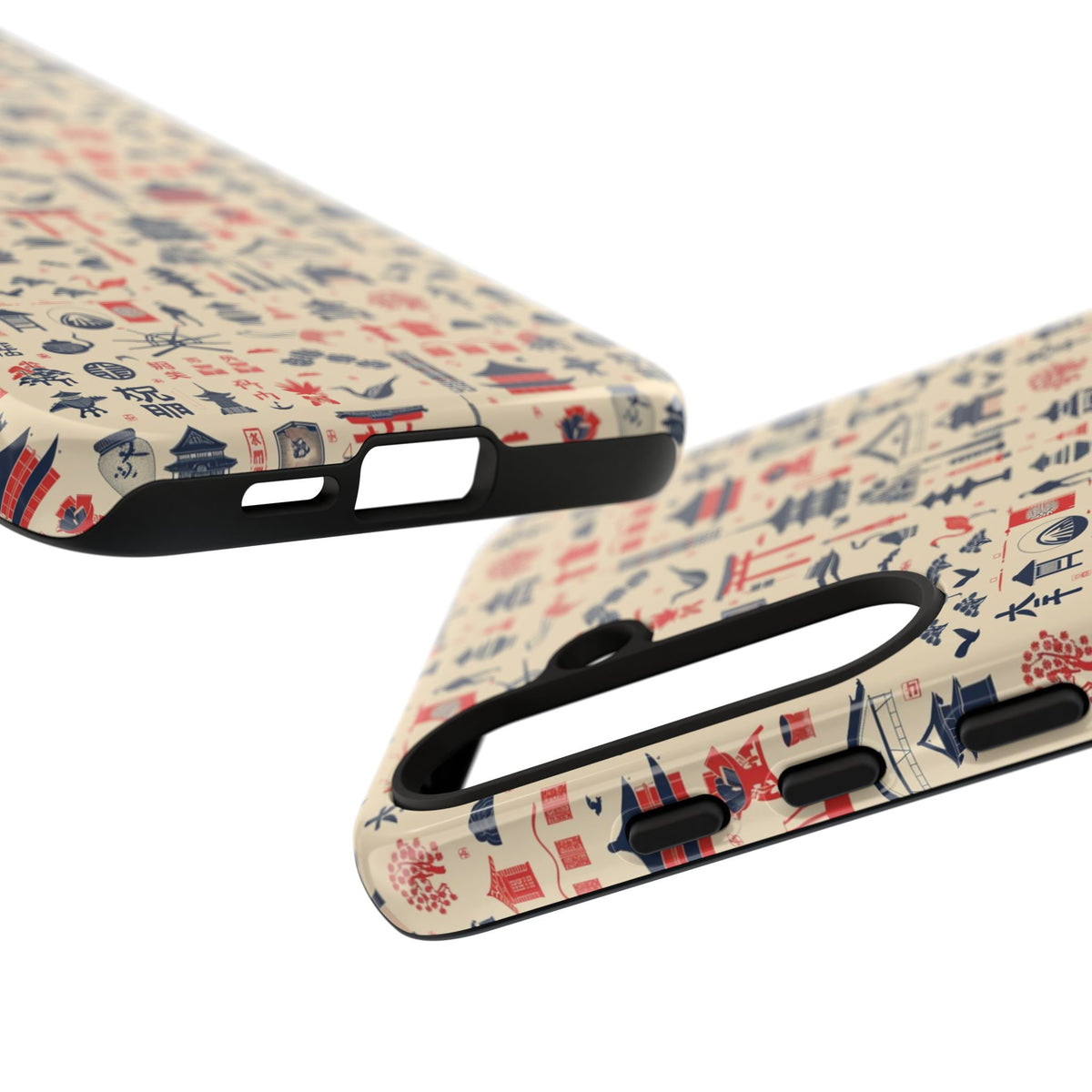 Japanese Pattern Phone Case – Elegant & Timeless Design for Your Phone 086