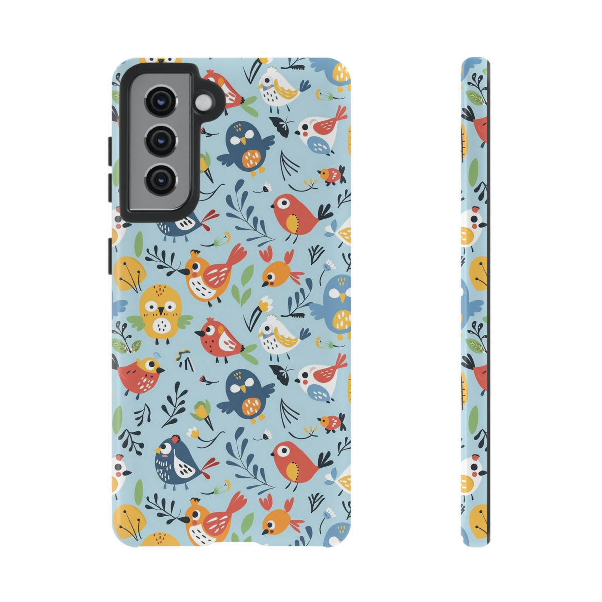 Birds Seamless Pattern Phone Case – Elegant and Timeless Avian Design 7